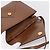 Céline Bolsa de Ombro CELINE Couro Marrom Dourado Auth 205342 - vista 10
