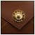 Céline Bolsa de Ombro CELINE Couro Marrom Dourado Auth 205342 - vista 17