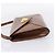 Céline Bolsa de Ombro CELINE Couro Marrom Dourado Auth 205342 - vista 3