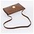 Céline Bolsa de Ombro CELINE Couro Marrom Dourado Auth 205342 - vista 7