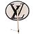 LOUIS VUITTON Éventail Japonais en Papier Not For Sale White LV Auth 167695M Blanc - vue 13
