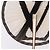LOUIS VUITTON Éventail Japonais en Papier Not For Sale White LV Auth 167695M Blanc - vue 6