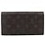 LOUIS VUITTON Monogram Long Wallet 2 Set Beige LV Auth ar14329 Monograma - vista 3