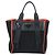 Sac Tote PRADA Uverture Canvas 2way Noir Argent Auth 206647 Argenté - vue 13