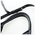 Sac Tote PRADA Uverture Canvas 2way Noir Argent Auth 206647 Argenté - vue 14