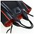 Sac Tote PRADA Uverture Canvas 2way Noir Argent Auth 206647 Argenté - vue 7