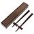 LOUIS VUITTON Baguette Chop Stick Set Wood VIP Only Brown M99171 Auth BA15582V
