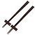 LOUIS VUITTON Baguette Chop Stick Set Wood VIP Only Brown M99171 Auth BA15582V - view 2