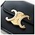 Céline CELINE Triomphe Shoulder Pouch Leder Schwarz Gold Auth LN079M Golden - Ansicht 19