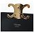 Céline CELINE Triomphe Shoulder Pouch Leder Schwarz Gold Auth LN079M Golden - Ansicht 9