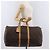 LOUIS VUITTON Monogram Keepall 55 Boston Bag M41424 LV Auth 203102A Monogramme - vue 26