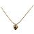 Collana Christian Dior Metallo Tono Oro Auth ka6500
