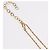 Collana Christian Dior Metallo Tono Oro Auth ka6500 - vista 8