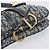 Borsa Double Saddle Christian Dior Trotter Canvas Navy Gold Tone Auth 206654V Blu navy - vista 17