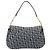 Borsa Double Saddle Christian Dior Trotter Canvas Navy Gold Tone Auth 206654V Blu navy - vista 3