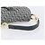 Borsa Double Saddle Christian Dior Trotter Canvas Navy Gold Tone Auth 206654V Blu navy - vista 9