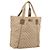 Borsa Tote GUCCI GG Canvas Sherry Line Beige 189669 Auth 206693