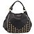 Borsa a Tracolla Miu Miu Pelle Nero Tono Oro Auth 167742M - vista 13