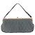 Borsa a tracolla Miu Miu Matelassé con strass in camoscio grigio oro Auth BA15755V Marrone D'oro - vista 13