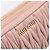 Borsa a spalla Miu Miu Matelassé Pelle Rosa Oro Auth 205992V D'oro - vista 20