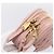 Borsa a spalla Miu Miu Matelassé Pelle Rosa Oro Auth 205992V D'oro - vista 21