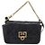 Sac à épaule GIVENCHY en cuir 2way Noir Or Auth 207635A Doré - vue 13