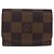 LOUIS VUITTON Damier Ebene Manschettenknöpfe & Etui Ag925 Silber LV Auth BA16096V - Ansicht 13