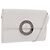 Céline CELINE Circle Shoulder Bag Leather White Silver Auth 207586A Silvery