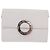 Céline CELINE Circle Shoulder Bag Leather White Silver Auth 207586A Silvery - view 13