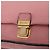 Bolsa de Ombro Miu Miu em Couro Rosa Tom Dourado Auth ka6523A - vista 22
