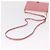 Bolsa de Ombro Miu Miu em Couro Rosa Tom Dourado Auth ka6523A - vista 8