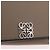 LOEWE Anagram Trifold Wallet Leather Beige Silver Auth 205328M Silvery - view 18