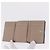 LOEWE Anagram Trifold Wallet Leather Beige Silver Auth 205328M Silvery - view 8