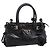 Bolso PRADA Bonnie de piel 2way Negro Oro Auth BA15756SAM Dorado
