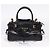 Bolso PRADA Bonnie de piel 2way Negro Oro Auth BA15756SAM Dorado - vista 12