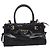 Bolso PRADA Bonnie de piel 2way Negro Oro Auth BA15756SAM Dorado - vista 13