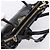 Bolso PRADA Bonnie de piel 2way Negro Oro Auth BA15756SAM Dorado - vista 6
