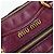 Miu Miu Handtasche Leder 2way Lila Gold Auth 204521V Golden - Ansicht 22