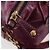 Miu Miu Handtasche Leder 2way Lila Gold Auth 204521V Golden - Ansicht 25