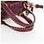 Miu Miu Handtasche Leder 2way Lila Gold Auth 204521V Golden - Ansicht 7
