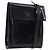 Bolso de hombro PRADA Patent Black Silver Auth bs37116 Negro Plata