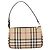 BURBERRY Nova Check Handtasche PVC Leather Beige Silver Auth ka6510A Silber - Ansicht 2
