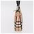 BURBERRY Nova Check Handtasche PVC Leather Beige Silver Auth ka6510A Silber - Ansicht 4
