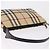BURBERRY Nova Check Handtasche PVC Leather Beige Silver Auth ka6510A Silber - Ansicht 7