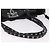 Bolso Valentino Studs de piel 2way Negro Plata Auth ka6536 - vista 9