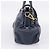 Miu Miu Handtasche Leder 2way Navy Gold Auth am12765V Golden Marineblau - Ansicht 3