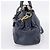 Miu Miu Handtasche Leder 2way Navy Gold Auth am12765V Golden Marineblau - Ansicht 4