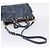Miu Miu Handtasche Leder 2way Navy Gold Auth am12765V Golden Marineblau - Ansicht 9