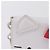 Balenciaga Chain Shoulder Compact Wallet Leder 2way Weiß 623241 Auth 202531M Silber - Ansicht 2
