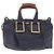 Chloé Sac à main Chloe Etel en cuir 2way Navy Gold Auth 206768 Doré Bleu Marine - vue 13